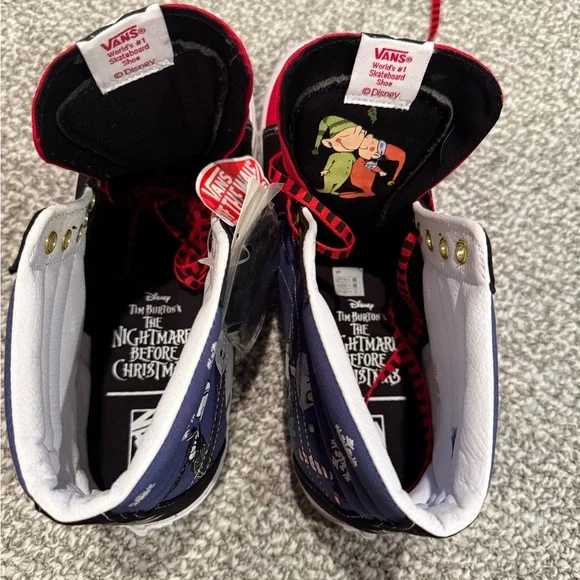 New Disney Vans Nightmare Before Christmas Jack Skellington Skate Shoes